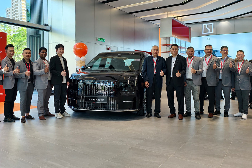 Zeekr Marketing Sunway Malaysia front view