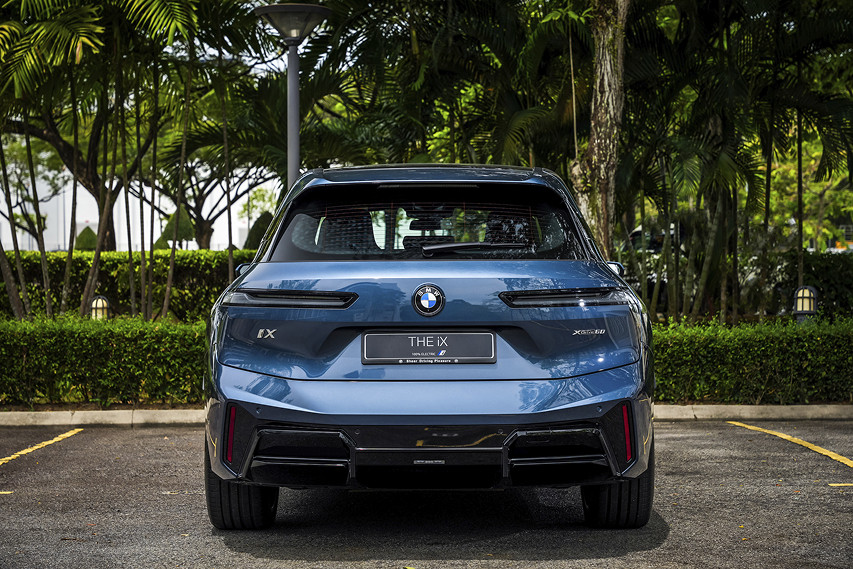 BMW iX rear view