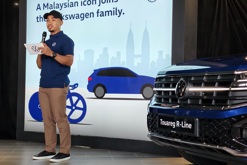 Volkswagen Touraeg Rline Azizulhasni Awang view