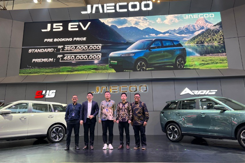 Jaecoo Buka Harga Pre-Booking J5 EV Mulai Rp350 Juta 