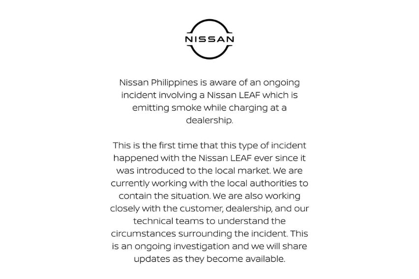 nissan statement