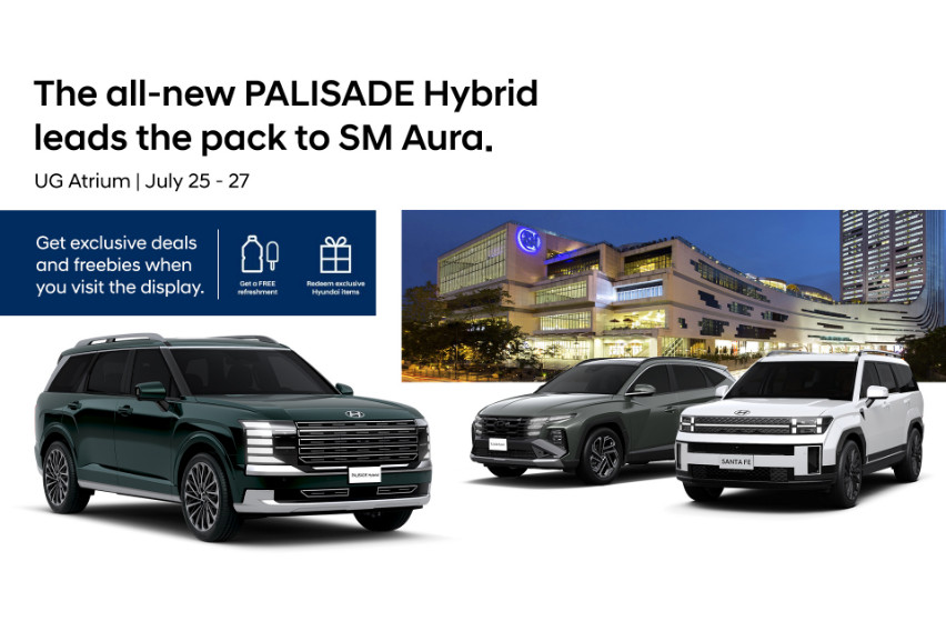 Hyundai Palisade Hybrid makes 1st public appearance at HME SM Aura