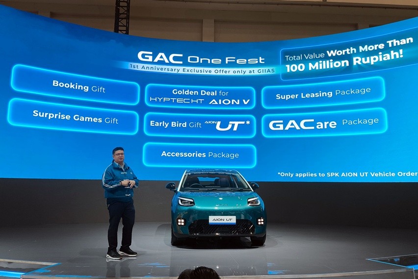 Program penjualan GAC Aion di GIIAS 2025