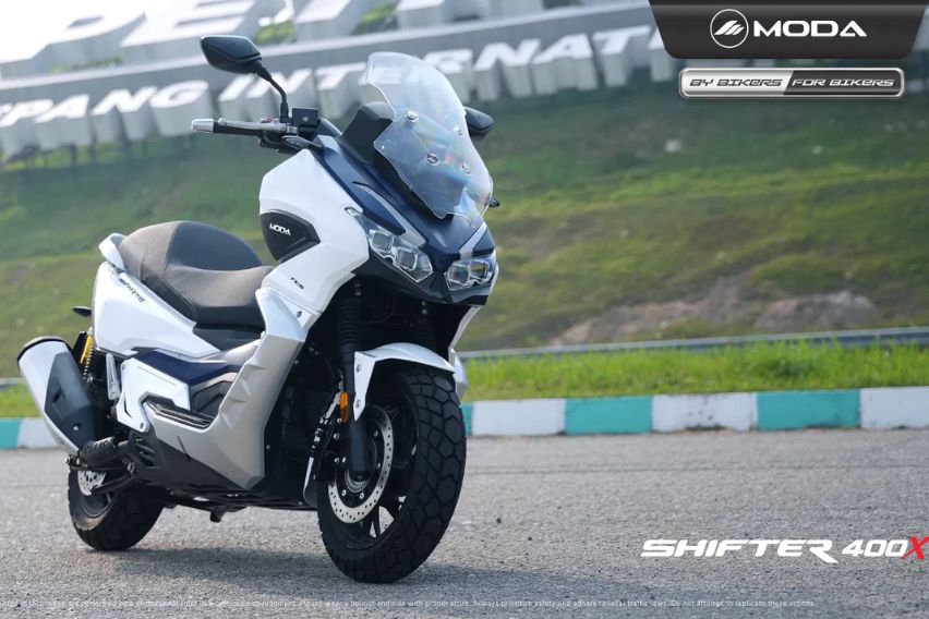 MODA Shifter 400X scooter launched in Malaysia at RM 23,888