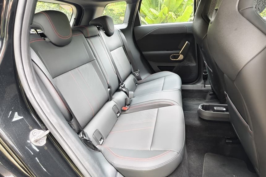 MINI JCW Aceman rear seats view