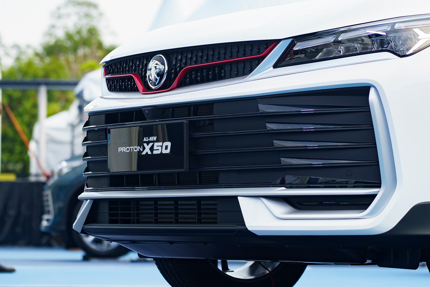 Proton X50 front face view