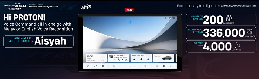 Proton X50 aisyah view