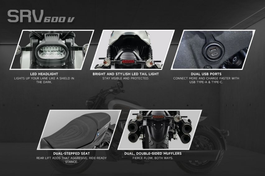 QJMotor SRV600V features