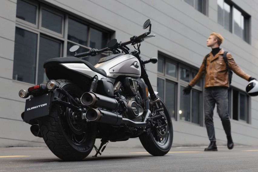 QJMotor SRV600V rear