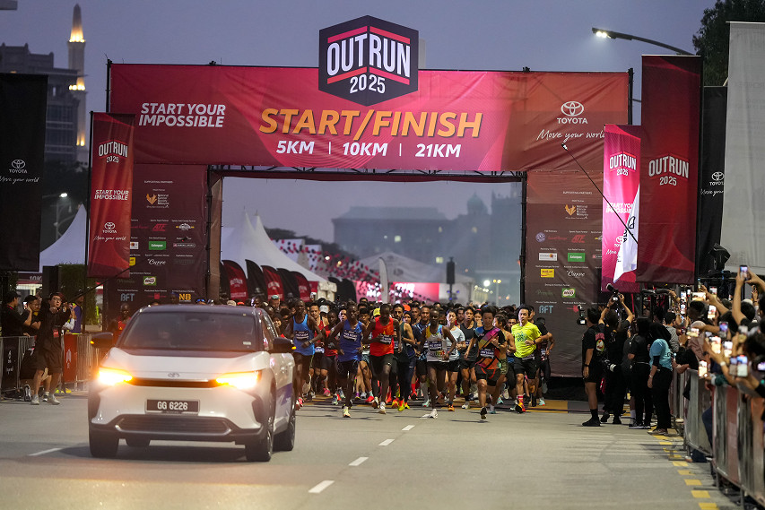 Toyota Start Your Impossible (SYI) Outrun view