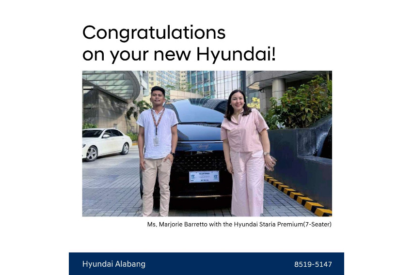 Marjorie Baretto Hyundai Staria