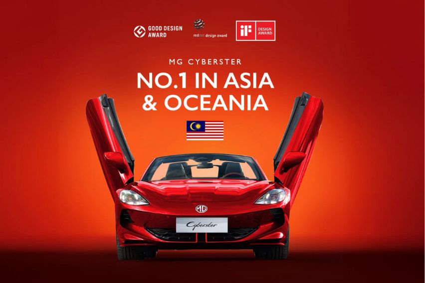 Malaysia leads MG Cyberster sales in Asia and Oceania with over 90 orders
