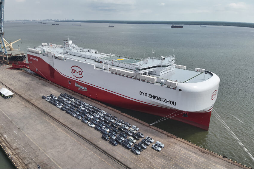 BYD’s Zhengzhou car carrier docks in Malaysia, quicker EV deliveries