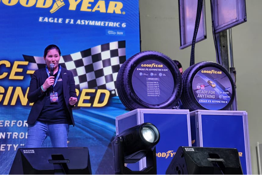 Michelle Wo, Goodyear Malaysia&rsquo;s Head of Channel Strategy & Development front view