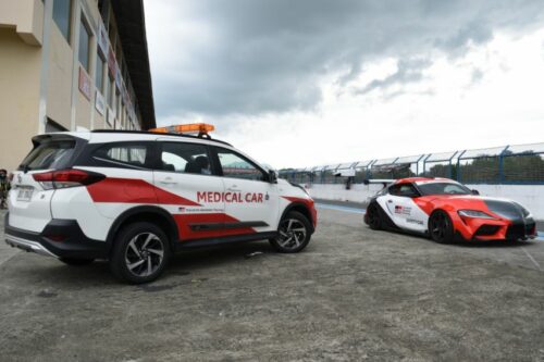 A closer look at the TGR PH Cup GR Supra safety car, Rush GR-S medical car A closer look at the TGR PH Cup GR Supra safety car, Rush GR-S medical car
