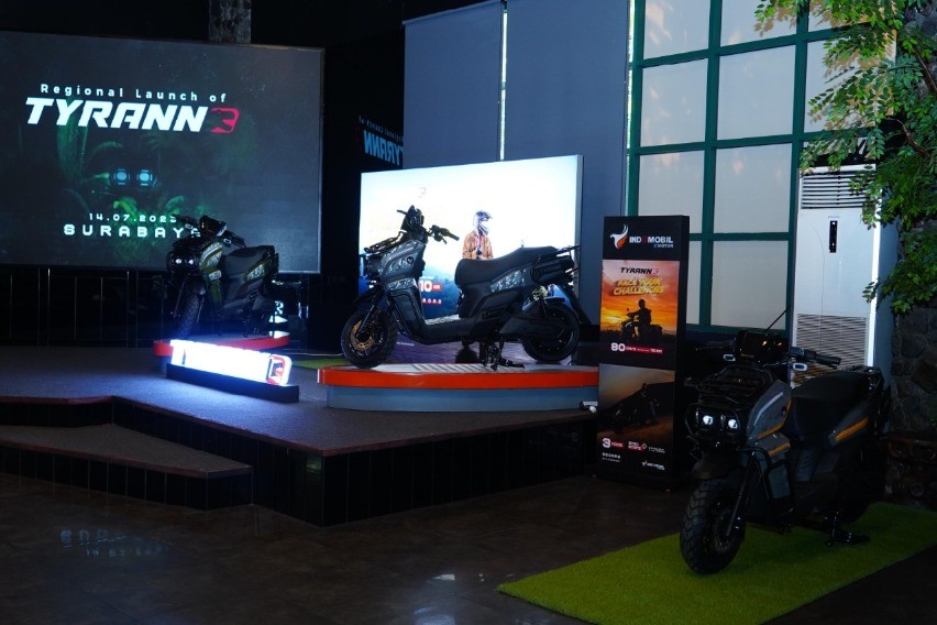 Indomobil eMotor Tyranno Hadir di Surabaya, Harga Rp27,5 Juta Begini Speknya