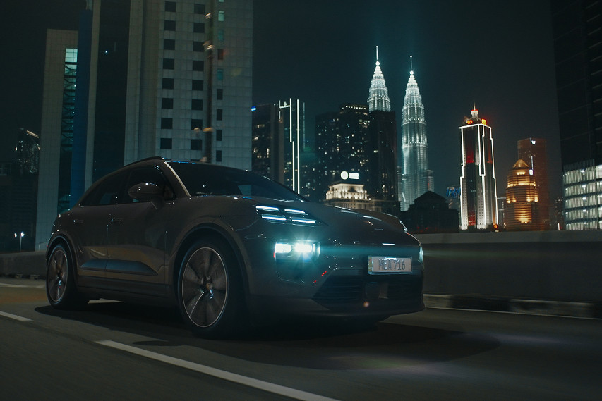 Porsche Macan in Kuala Lumpur front view