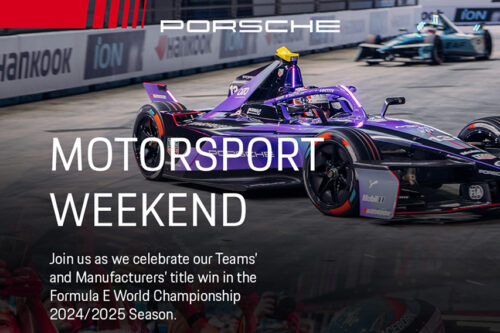 Porsche Malaysia celebrates Formula E titles with Motorsport Weekend across 3 cities