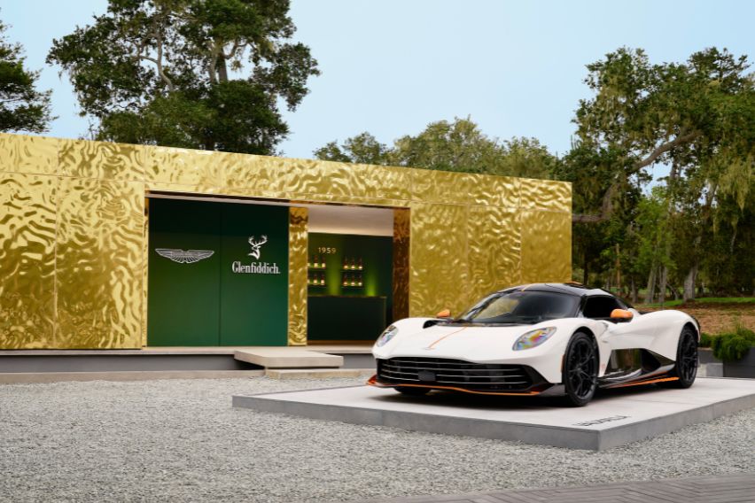 Aston Martin to showcase Valhalla with Glenfiddich at Monterey Car Week