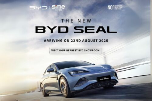 New BYD Seal EV launching in Malaysia on August 22, 2025