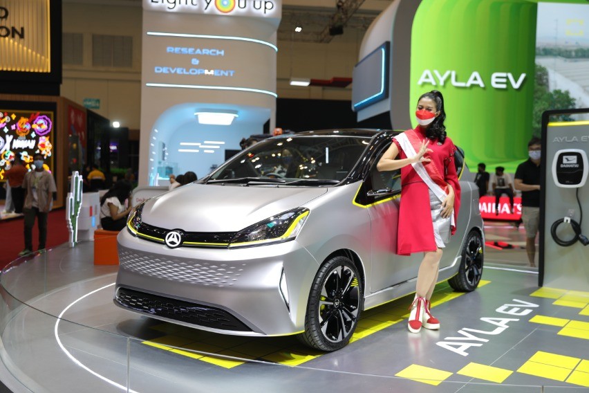 Daihatsu Ayla EV di GIIAS 2022