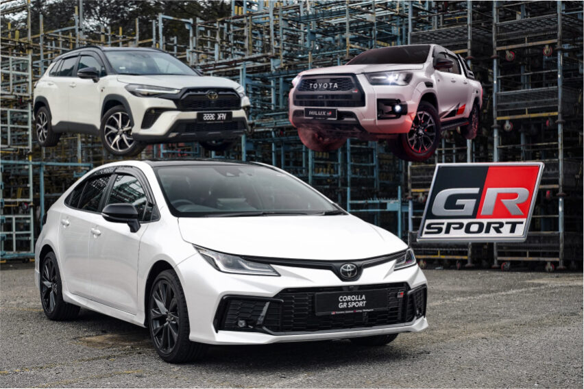 Hilux, Corolla Cross, and Corolla GR-S – The sporty side of practicality