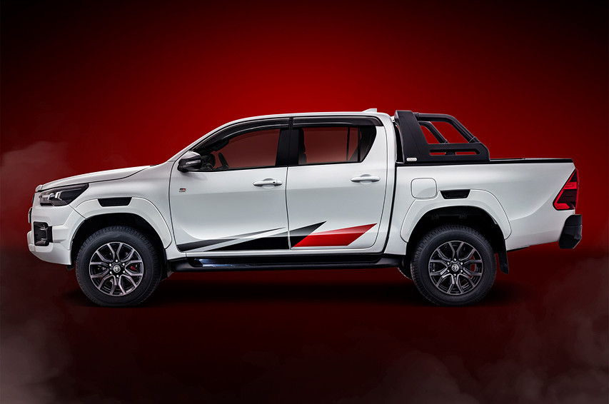 Toyota Hilux GR-S side profile view