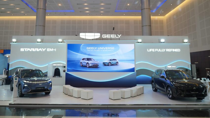 Booth Geely di GIIAS Surabaya 2025