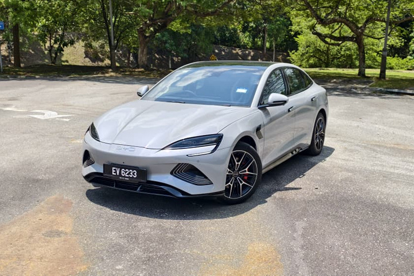 BYD Seal facelift 2025 front view Malaysia