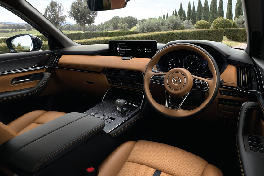 Mazda CX-80 interior dashboard