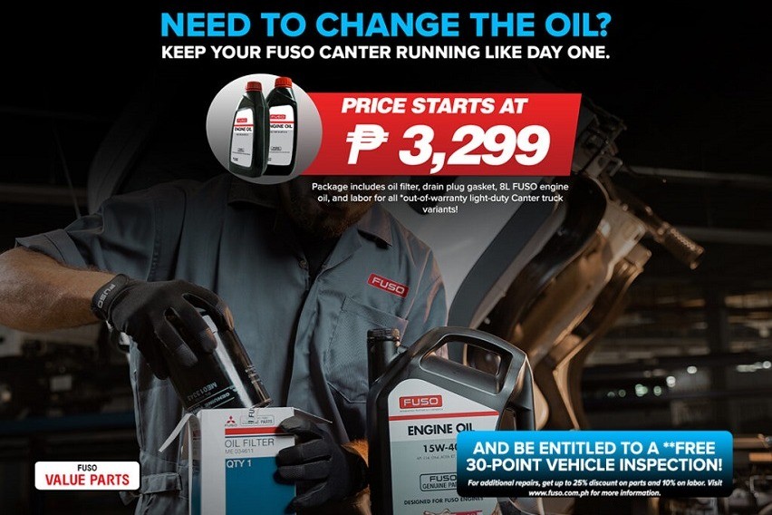 Latest offers Canter Change Oil CampaignPromo up until end of year