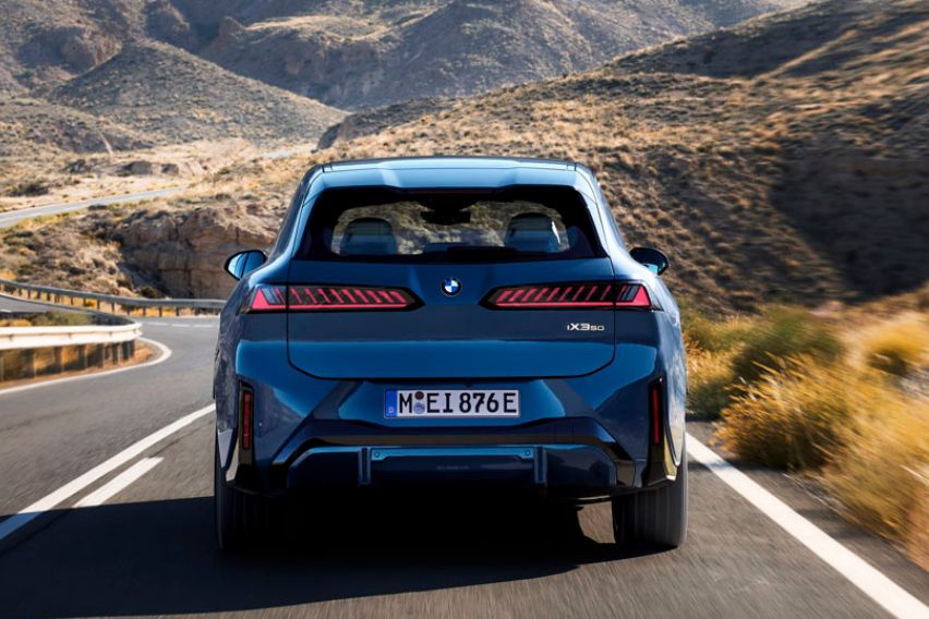 2025 BMW iX3 rear profile