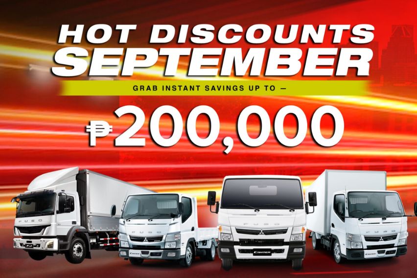 Sojitz Fuso PH offering up to P200k in discounts for Canter, FJ trucks
