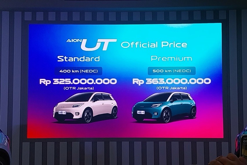 Launching harga GAC AION UT