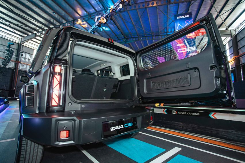  iCAUR 03 boot capacity