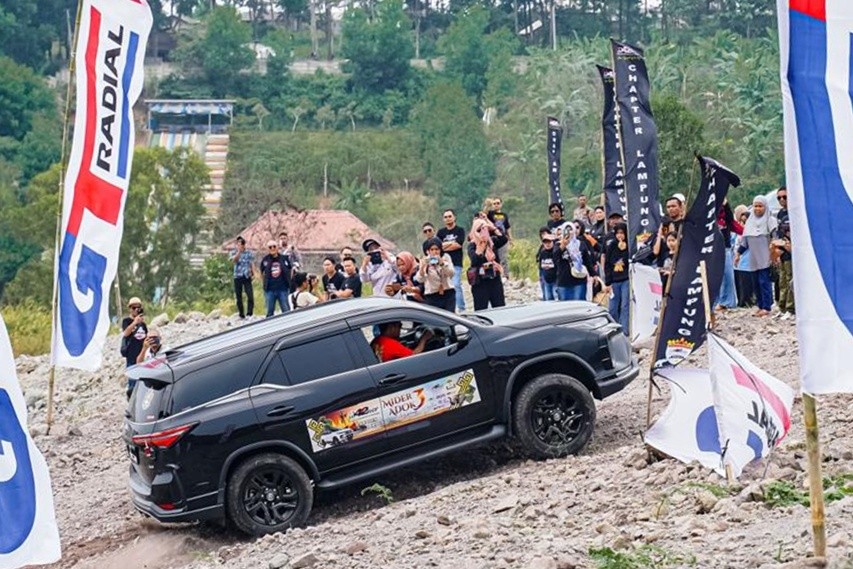 Komunitas ID42NER Fun off road di Lampung