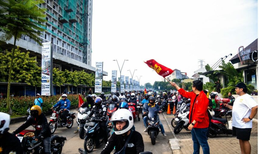 Ratusan Bikers Ramaikan Pra-Event IMOS 2025 dengan Jamboride