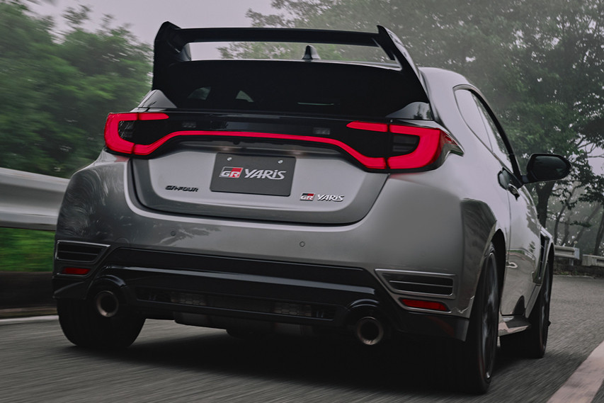 Toyota Gr Yaris Aero Performance Package rear view