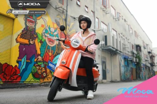 Malaysia gets a new retro-style scooter, the MODA Moca