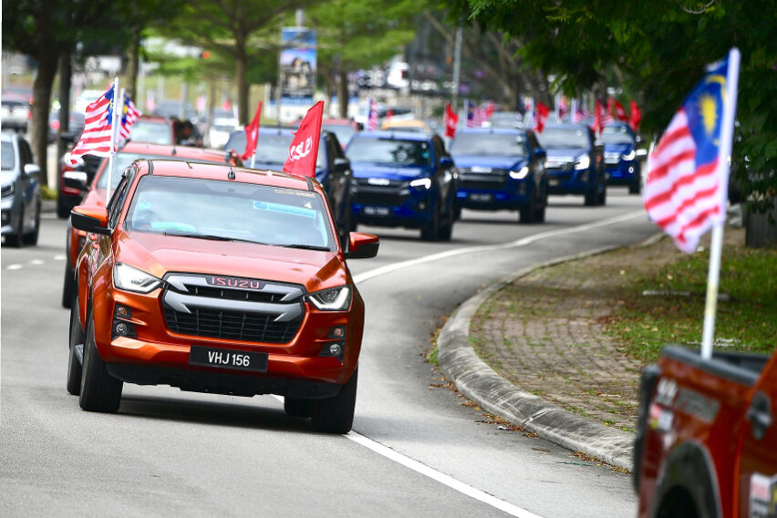 Over 1,000 Isuzu D-Max owners join Merdeka Convoy across Malaysia