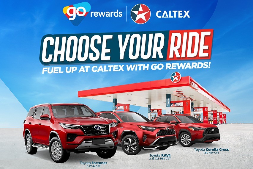 Toyota vehicles to be given away at Caltex’s latest ‘Choose your ride’ promo