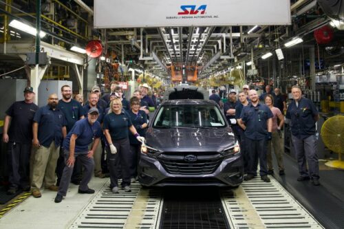 Last Subaru Legacy rolls out in Indiana, USA Last Subaru Legacy rolls out in Indiana, USA