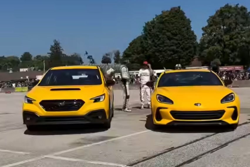 Subaru BRZ Series. Yellow