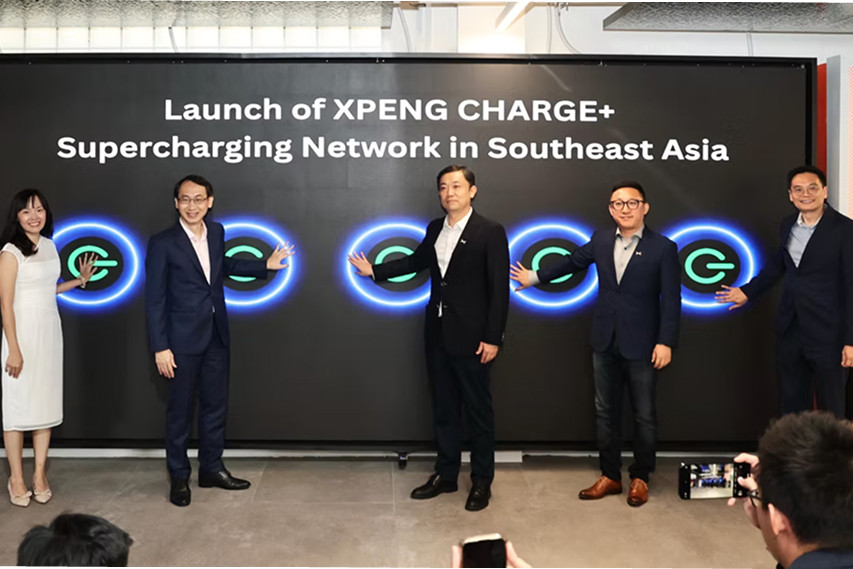 Charge+ and Xpeng launch SEA charging network view