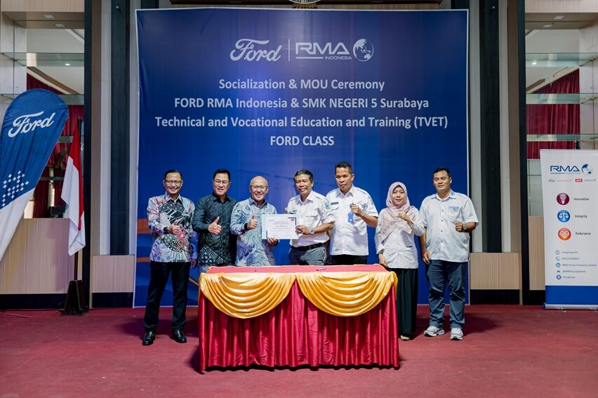 Ford Class Hadir di Surabaya, RMA Indonesia Perkuat Pendidikan Vokasi Otomotif