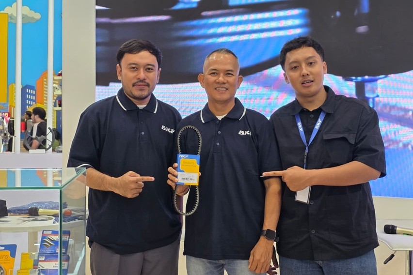SKF Indonesia Tawarkan Bearing dan CVT Belt Motor di IMOS 2025