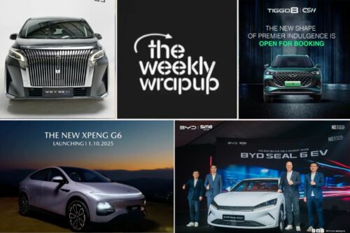 Weekly wrap-up: BYD Seal 6 launched, GWM Wey G9 MPV previewed, New Chery Tiggo 7, Tiggo 8 PHEVs bookings open, and more 