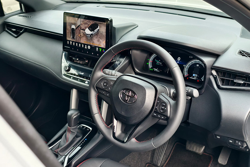 Toyota Corolla Cross GR- Sport interior view