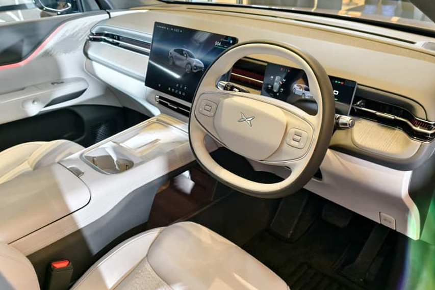 Xpeng G6 interior facelift Malaysia view