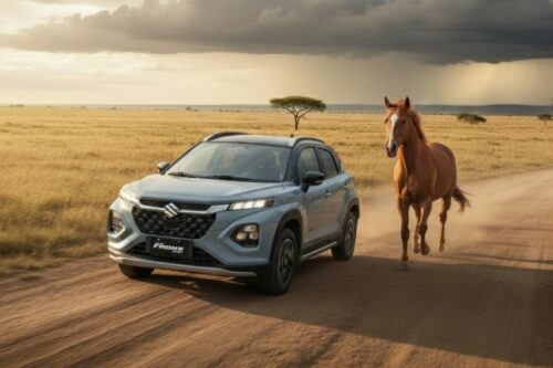 Suzuki Fronx design inspired by thoroughbred horses Suzuki Fronx design inspired by thoroughbred horses